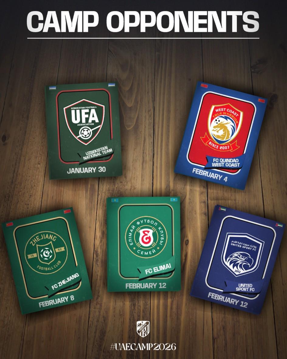 v体育-亚美尼亚超乌拉尔图官宣冬训赛程，将与西海岸和浙江队热身